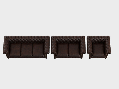 Brooclyn Chesterfield 3D Model