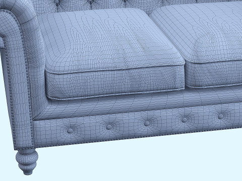 Brooclyn Chesterfield 3D Model
