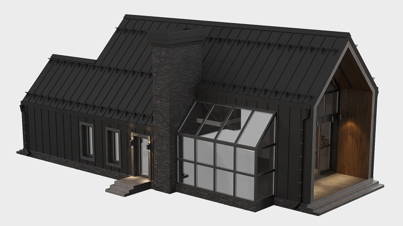 Burnhouse Model 3D .c4d .max .obj .3ds .fbx .stl .blend 