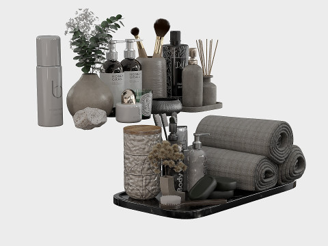 Bathroom Accessories 34 3D Model