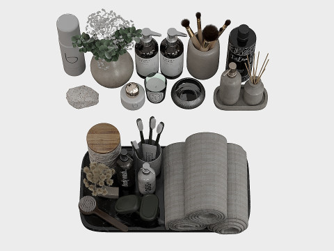 Bathroom Accessories 34 3D Model