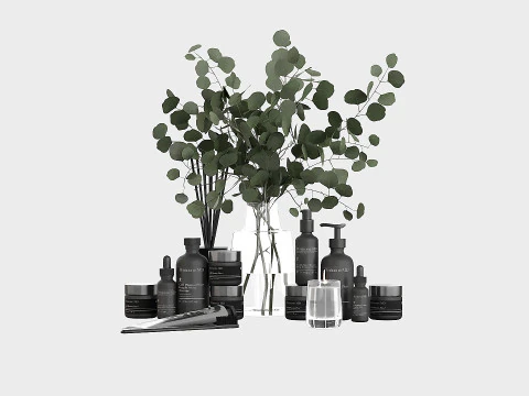 Acess&oacute;rios de banheiro 59 Modelo 3D