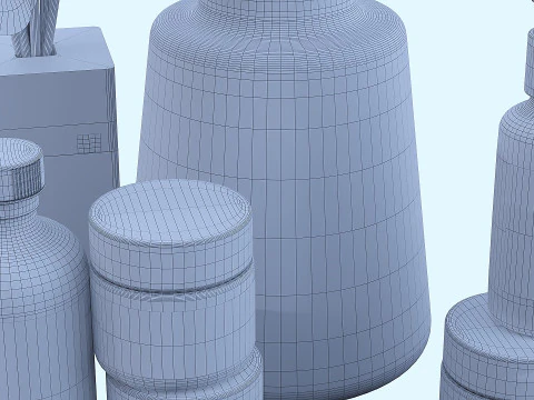 Bathroom accessories 59 3D Model
