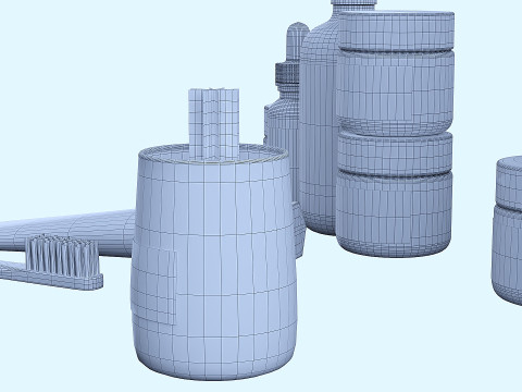 Bathroom accessories 59 Model 3D