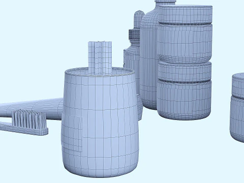 Bathroom accessories 59 3D Model