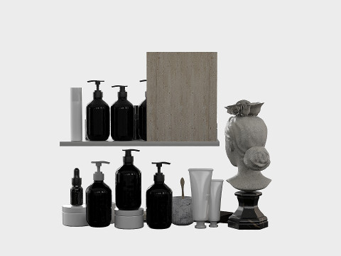 Bathroom accessories 44 3D Model