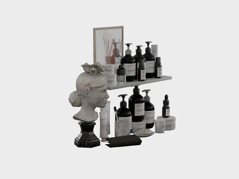 Bathroom accessories 44 3D Model