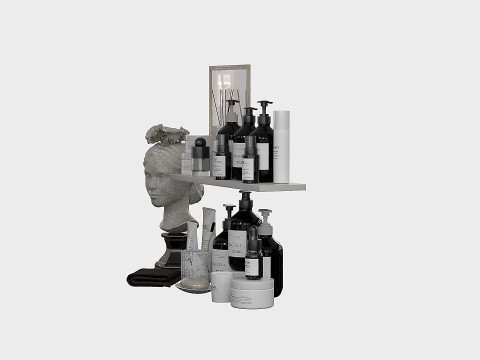 Bathroom accessories 44 3D Model