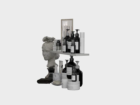 Bathroom accessories 44 3D Model