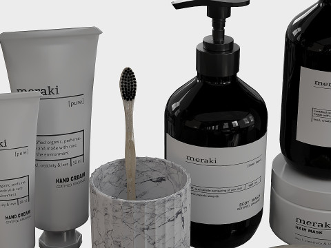 Bathroom accessories 44 3D Model