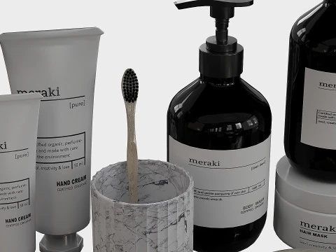 Bathroom accessories 44 3D Model