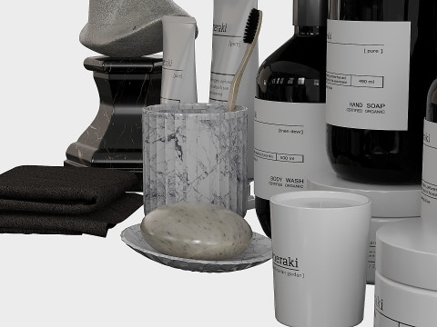 Bathroom accessories 44 3D Model