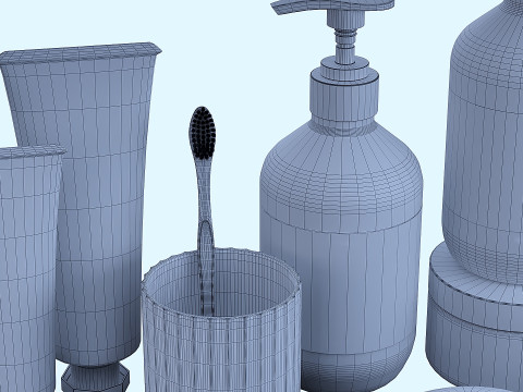 Bathroom accessories 44 3D Model