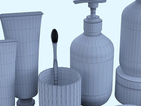 Bathroom accessories 44 3D Model