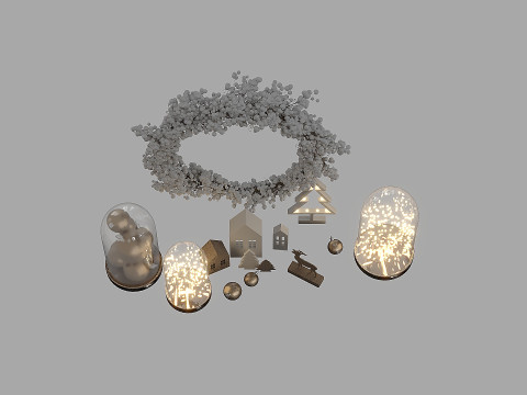 Christmas Decoration Set 31 3Dモデル