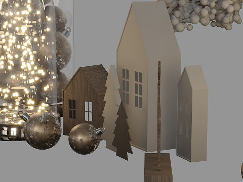 Christmas Decoration Set 31 3Dモデル