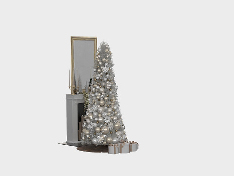 Christmas Decorative set sk2 3D 모델