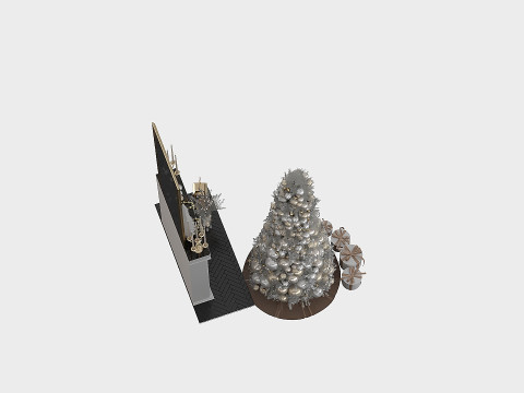 Christmas Decorative set sk2 3D 모델