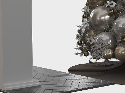 Christmas Decorative set sk2 3D 모델