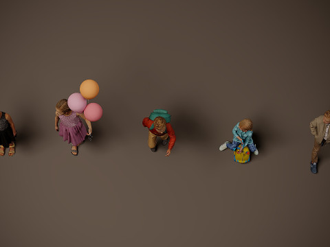 Childrens Collection x5 02 3D Model