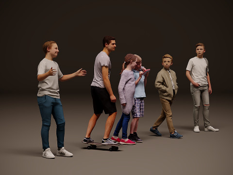 Childrens Collection x5 03 3D Model