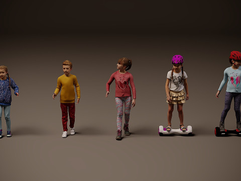 Childrens Collection x5 04 3D Modell
