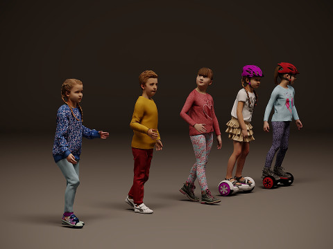 Childrens Collection x5 04 3D Model