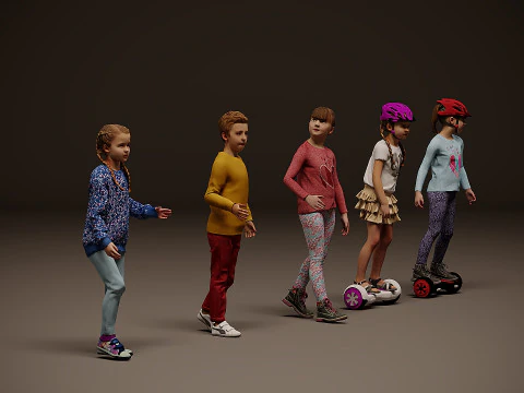 Childrens Collection x5 04 3D Model