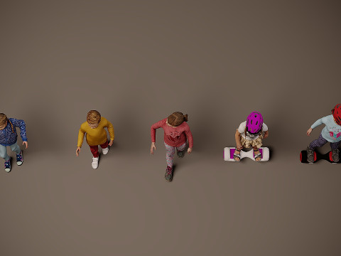 Childrens Collection x5 04 3D Model
