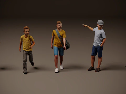 Дитяча колекція х5 05 3D Модель