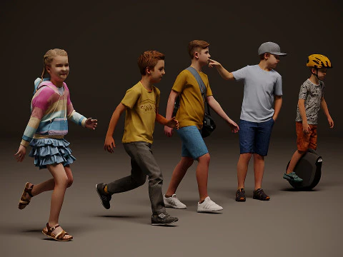 Childrens Collection x5 05 3D Model