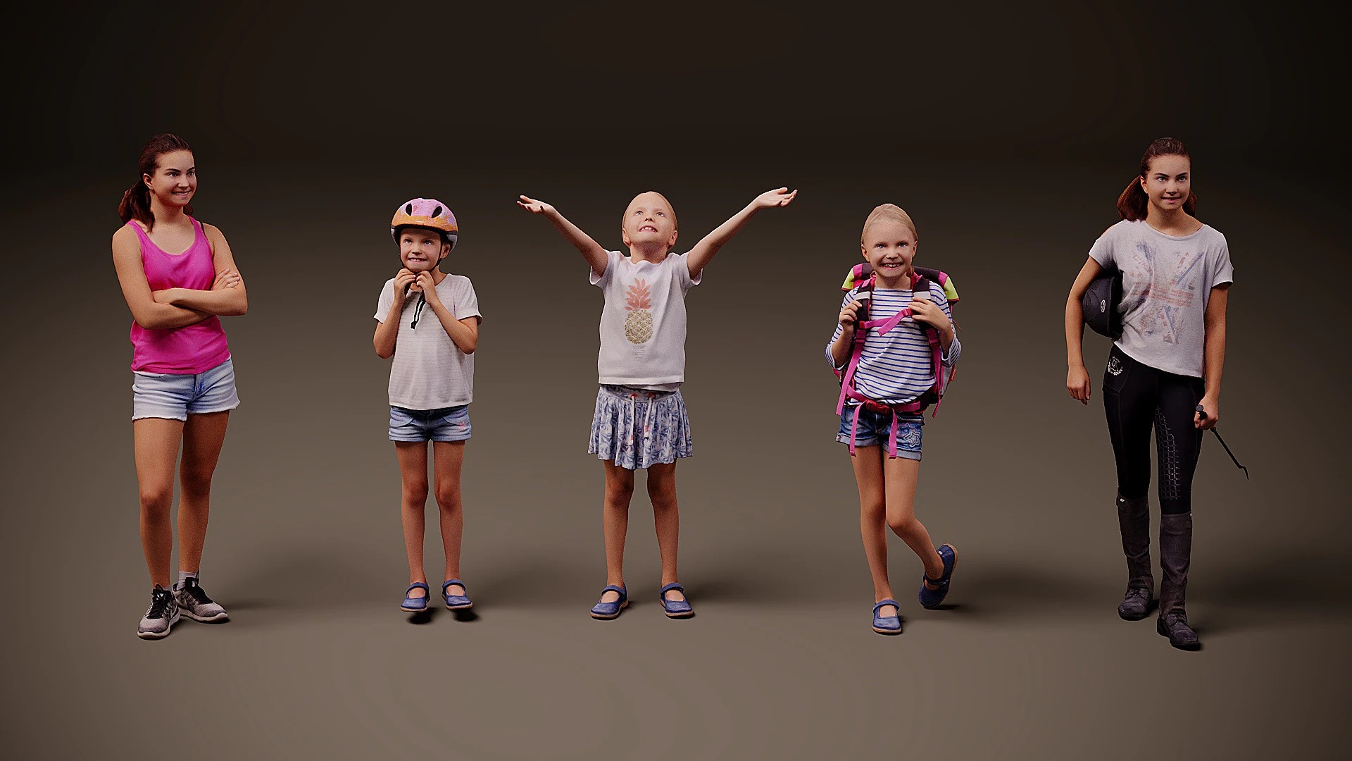 Childrens-Collection-x5 06 3D Model .c4d .max .obj .3ds .fbx .stl .blend