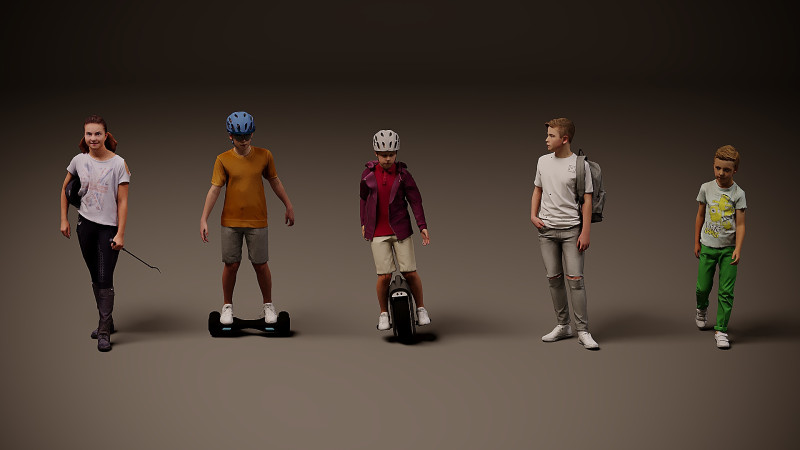 Childrens-Collection-x5 07 3D Модель .c4d .max .obj .3ds .fbx .stl .blend