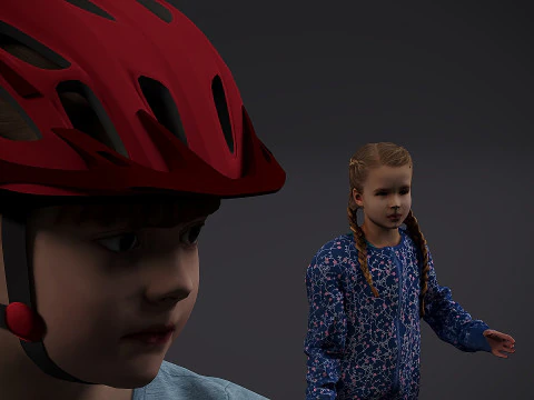 Childrens Collection x10 3D Model