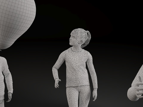 Childrens Collection x10 3D 模型