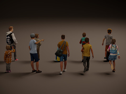 Childrens Collection x10 01 Modelo 3D