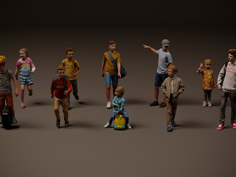 Childrens Collection x10 01 3D 모델