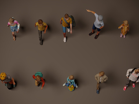 Childrens Collection x10 01 3D 모델