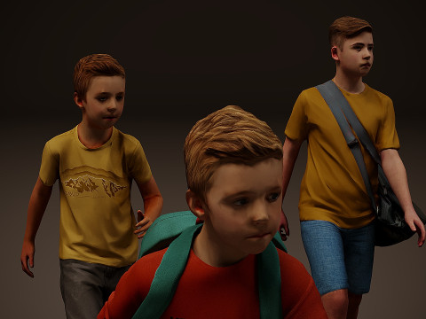 Childrens Collection x10 01 3D 모델