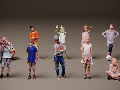 Дитяча колекція х10 04 3D Модель