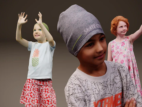 Childrens Collection x10 04 3D Model