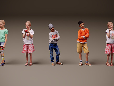 Childrens-Collection-x5 01 Modelo 3D