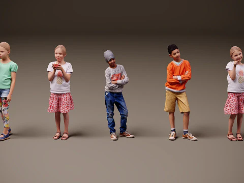 Дитяча колекція-x5 01 3D Модель