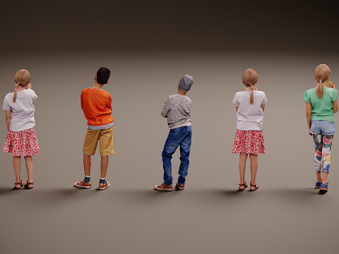 Childrens-Collection-x5 01 3D Model