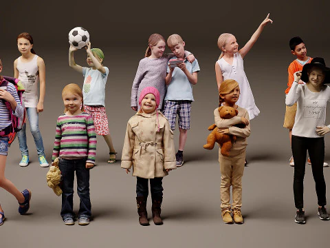 Дитяча колекція х10 02 3D Модель