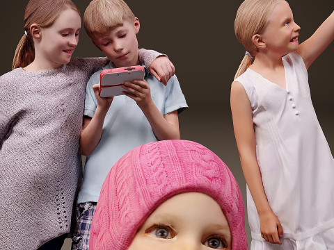 Childrens Collection x10 02 3D Model