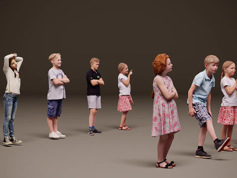 Childrens Collection x10 03 3D Model