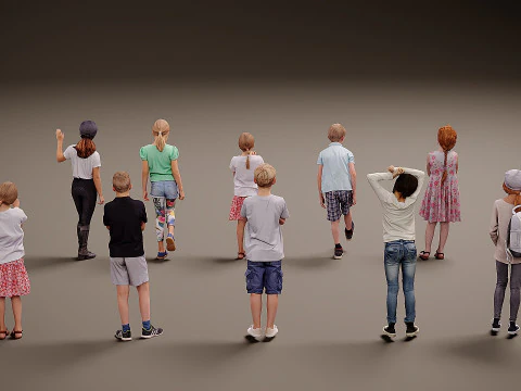 Childrens Collection x10 03 3D Model