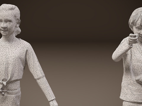 Childrens Collection x 5 Model 3D