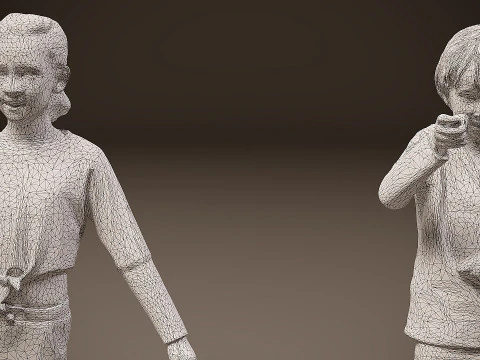 Childrens Collection x 5 3D Model